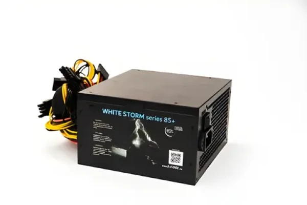 1stCool WHITE STORM 550 / Zdroj / 550W / Aktívny PFC / 120 mm ventilátor / 85+