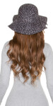 Trendy floppy Leo felt hat with ribbon Einheitsgroesse