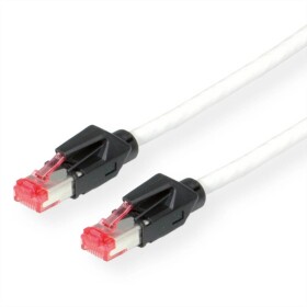 Secomp 21.05.0010 RJ45 sieťové káble, prepojovacie káble CAT 6 S/FTP 1.00 m sivá dvojžilový tienený, bez halogénov, samozhášavý 1 ks; 21.05.0010