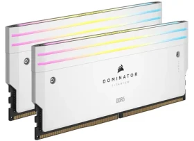 Corsair Dominator Titanium White 32GB (2x 16GB) DDR5 6600MHz/CL32/DIMM/RGB/XMP/1.4V (CMP32GX5M2X6600C32W)