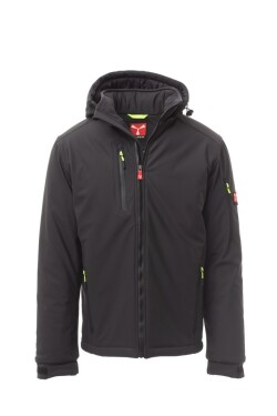 Zateplená softshell bunda Payper CREEK PAD Farba: Antracit/ Čierná, Veľkosť: 5XL (S003300489130445XL)