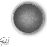 Dekoratívna prášková perleťová farba Fractal - Dark Silver (2,5 g) - dortis - dortis
