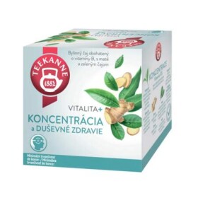 TEEKANNE Vitalita + koncentrácia čaj 10 x 1,8 g