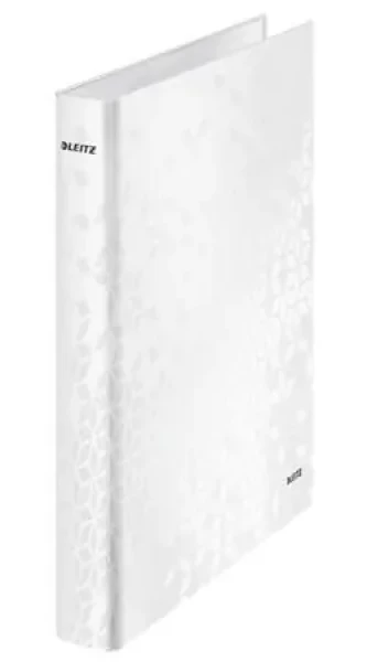 Leitz Wow perleťová biela / Krúžkový šanón / A4+ / 2 krúžky 25 mm / 230 listov (42410001)