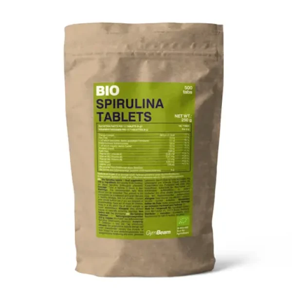 BIO Spirulina - GymBeam (bez príchuti, 500 tab.) (7076-1-bez-prichute)