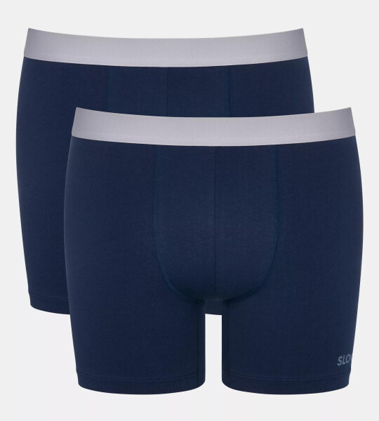 Pánske boxerky GO ABC 2.0 Short 2P - MODRÁ - modrá 00RA - SLOGGI BLUE XXL