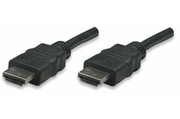 Manhattan HDMI kábel s ethernetom 15m / HDMI-HDMI / tienený / čierna (308434)