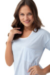 Dámske tričko Luna 206 cr/r M-XL tmavě modrá M