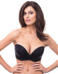 Hladká podprsenka bez ramienok WONDERBRA ULTIMATE Strapless BRA - WONDERBRA - čierna 90 B