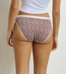 Dámske bavlnené nohavičky 3 ks DIM LES POCKETS COTTON SLIP 3x - DIM - svetlohnedá M