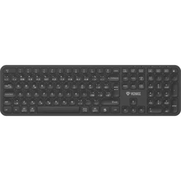 YENKEE YKB 2050CS EGO čierna / Bezdrôtová klávesnica / Bluetooth / 2.4GHz / CZ Layout (45017833)