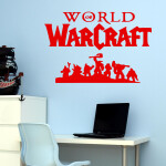 Veselá Stena Samolepka World of Warcraft Farba: oranžová, Veľkosť: 100 x 66 cm