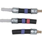 KS Tools 150.1872 Sada adaptérov 3-dielna Ø10,0 mm (fialová); 150.1872