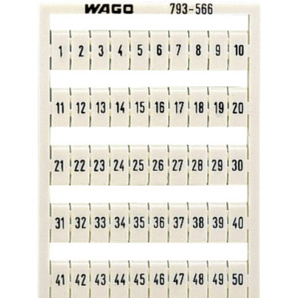 WAGO 793-566 N/A Odtlačok (Káblový značkovač): 1 - 50 1 ks; 793-566