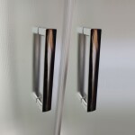 Mereo Sprchový box, štvrťkruh, 80 cm, satin ALU, sklo Point, zadné steny biele, SMC vanička, so strieškou CK35172KBSW