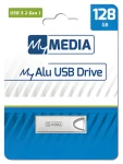 MyMedia MyAlu 128GB strieborná / Flash disk / USB 3.2 Gen 1 / čítanie: 80 MB/s (69278)