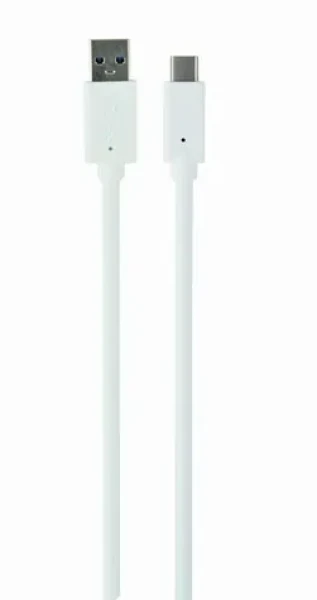 Gembird SKGBCCP-USB3-AMCM-W-10 USB-C kábel biela / 1x USB-C (M) / 1x USB-A (M) / 3M (CCP-USB3-AMCM-W-10)