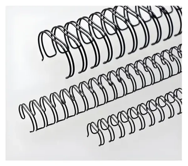 EuroSupplies Kovové chrbty 8mm čierna / pre 36-50 listov - 80 g papiera / 100 ks