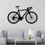 Veselá Stena Samolepka Bicykel Farba: modrá, Veľkosť: 100 x 58 cm