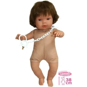 Llorens 385L LOLA - realistická bábika so zvukmi a mäkkým látkovým telom - 38 cm