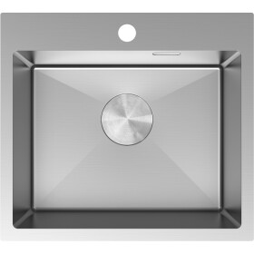 MEXEN - Solix oceľový drez 1-bowl 500 x 450 mm, nerez 6402501000-01
