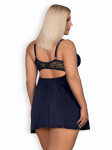 Drimera babydoll XXL - Obsessive XXL Modrá