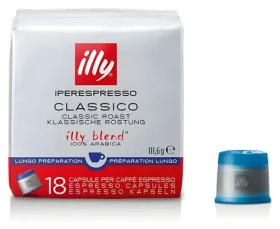 Illy iperEspresso Classico Lungo 18 ks / Kapsľová káva