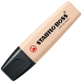 STABILO® BOSS ORIGINAL NatureCOLORS - 4 ks súprava - béžová, teplá šedá, zemitá zelená, čierna (70/4-2-5)