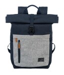 Roll top batoh Travelite Basics Roll-up Backpack Navy/Grey