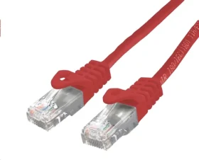 C-tech patchcord Cat6 UTP 3 m červená (8954125015192)