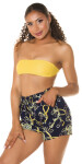 Trendy Highwaist Shorts with chain print XL/XXL