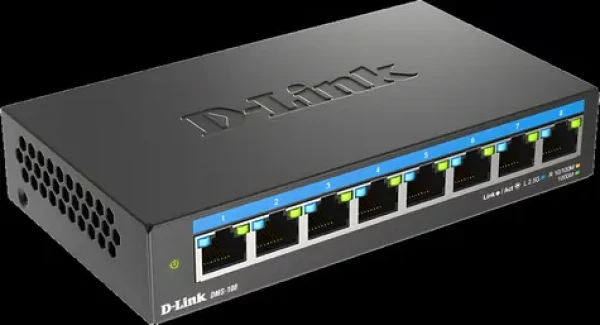 D-Link DMS-108/E / Switch / 8-port / 2,5 Gbps Multi-Gigabit / Fanless