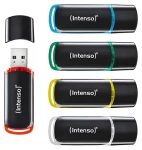 INTENSO Business Line 64GB 5 ks / Flash disk / USB 2.0 / mix farieb / čítanie 28 MB/s / zápis 6,5 MB/s (3511595)