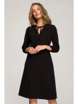 Dámske šaty S325 Black - Stylove XL černá