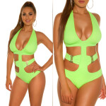 Sexy KouCla Neckholder Monikini NEONCORALL XL