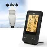 Alecto WS-3400 čierna / Meteorologická stanica / bezdrôtový senzor / DCF čas / 5,5" displej (WS-3400)