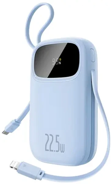 Baseus EnerFill FC31 20000mAh modrá / Powerbanka / 22,5 W / USB-C / USB-A / Lightning (6932172691172)