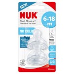 NUK FC+ cumlík FLOW Control 6-18m. 2 ks