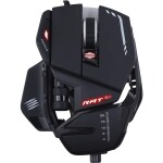 MadCatz RAT 6+ čierna / Herná myš / Optická / 12000dpi / 11 tlačidiel / USB / 1.8m / RGB (MR04DCINBL000-0)