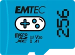 EMTEC microSD Gaming 256GB modrá / UHS-I U3 V30 A1 / čítanie: 100MBs / zápis: 50MBs (ECMSDM256GXCU3G)
