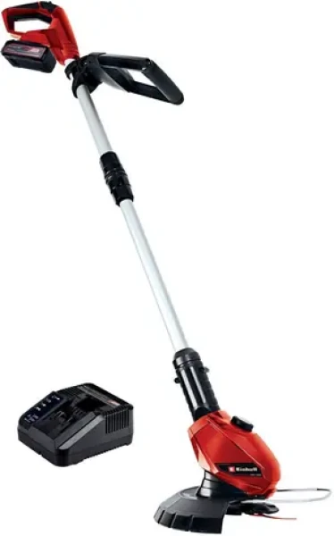Einhell GE-CT 18 Li červená/čierna / Akumulátorový vyžínač trávy / 18V / 2,5 Ah / šírka rezu 24 cm (3411219)