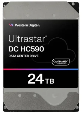 WD Ultrastar DC HC590 (0F65642) 24TB / HDD / 3.5" SATA III / 7 200 RPM / 512MB cache / 5y / pre dátové centrá (0F65684)