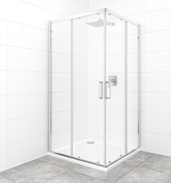 Sprchovací kút štvorec 100x100 cm SAT TEX SATBKTEXQ100CRT SATBKTEXQ100CRT