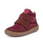 Dievčenská zimná barefoot obuv TEX WOOL Bordeaux, Froddo, G3110254-4W, červená - 32