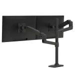 Ergotron LX Dual Stacking Arm Tall Pole čierna / Rameno pre 2 monitory / do 40" / VESA 100x100 / nosnosť 20 kg (45-509-224)