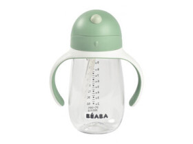 Beaba Hrnček so slamkou 300ml Sage Green (913533BB)