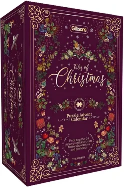 GIBSONS Puzzle Art File: Adventný kalendár Vianočné príbehy