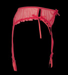 Dámsky podväzkový pás nadrozmernej veľkosti V-8742 Red - Axami 46/3XL červená