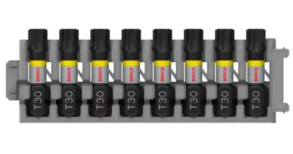BOSCH Sada bitov PRO Impact T30 / Sada bitov / Torx T30 / 8 ks (2608522382)