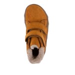 Detské zimné barefoot topánky ZERU TEX FURRY Cognac Froddo G2110151-2 - 22
